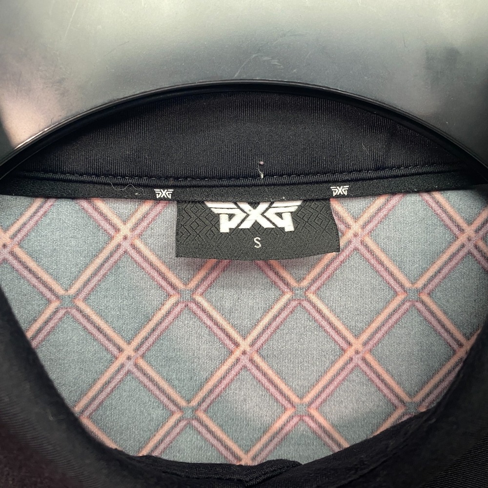 PXG Polo Shirt Small Harlequin Diamond Performance Luxury Snap Collar Golf Men - Picture 9 of 11